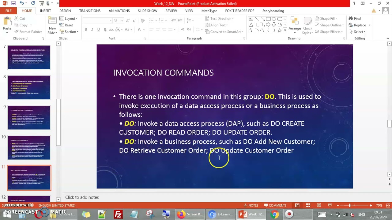 Process Modeling (System Integration and Architecture)