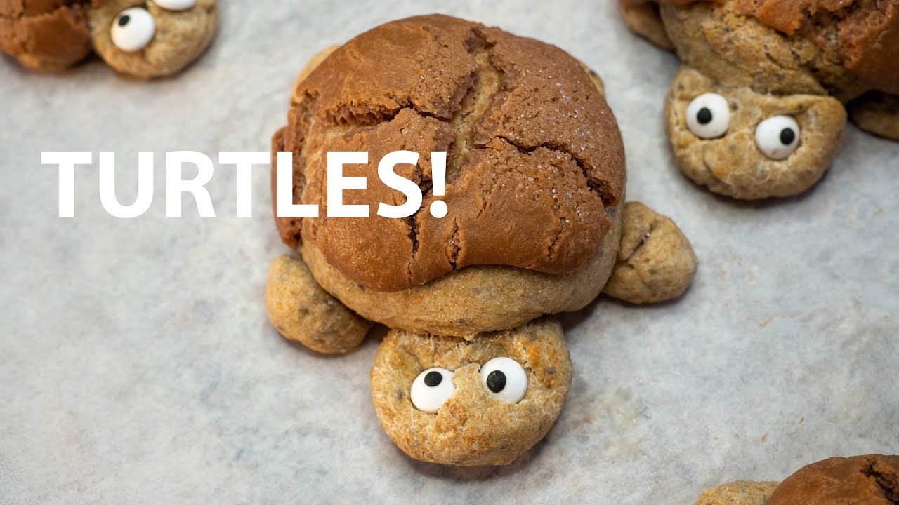 Chocolate Filled Bread Turtles