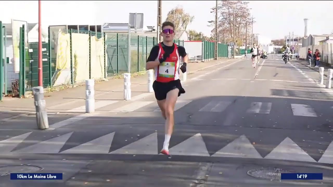 Arriv&eacute;e du 10km Le Maine Libre 2025 en direct