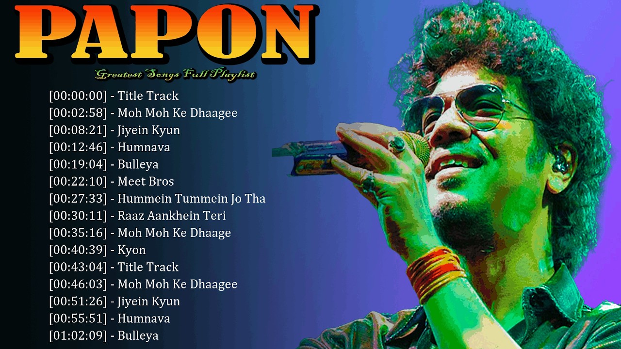 Papon – His soulful delivery turns each track into a deeply emotional journey 🌙🎵