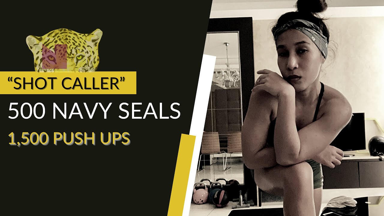 “SHOT CALLER” 500 Navy Seals (1,500 push ups) completed at last! 🦧