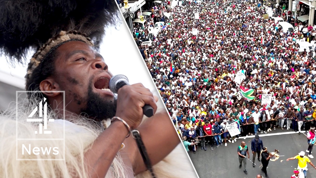 Thousands take to streets in South Africa anti-immigrant protests
