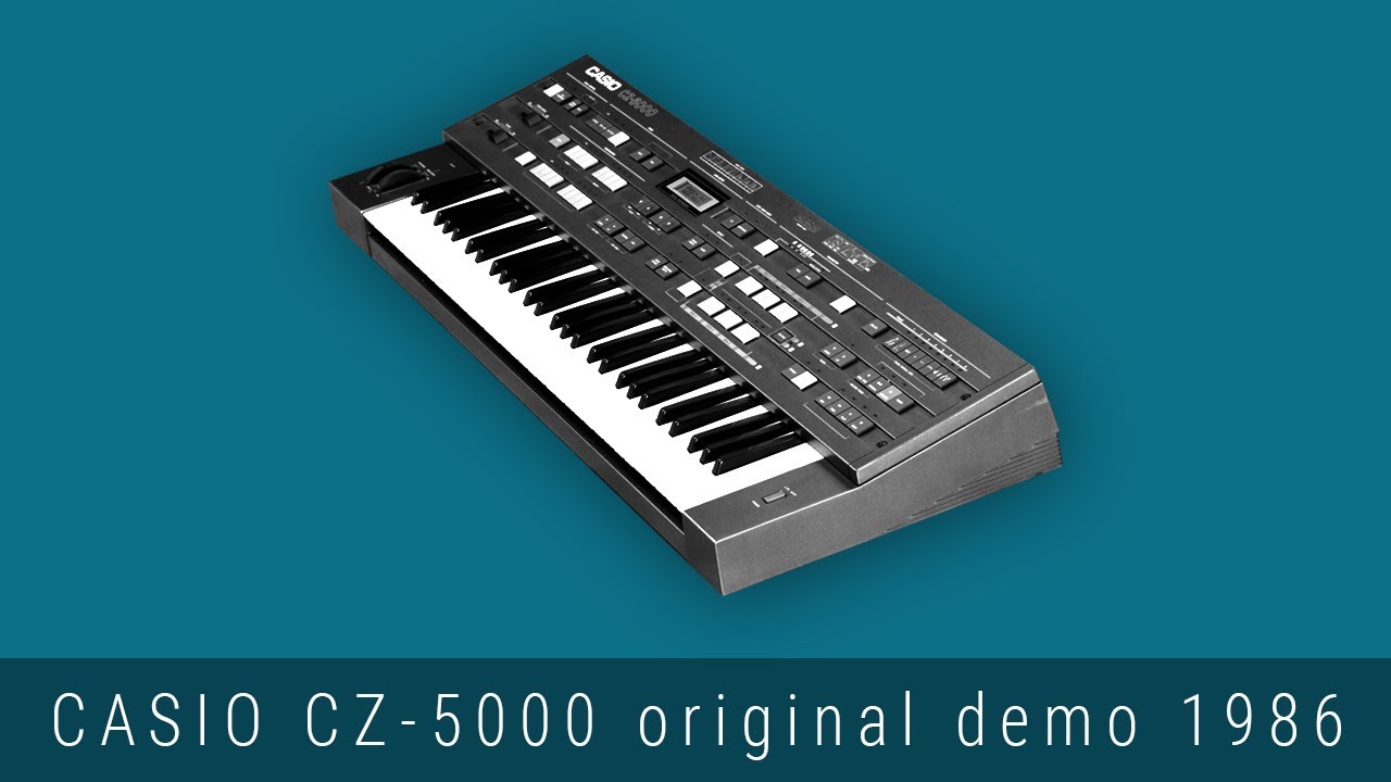 CASIO CZ 5000 original demo sequencer and sounds  - 1986