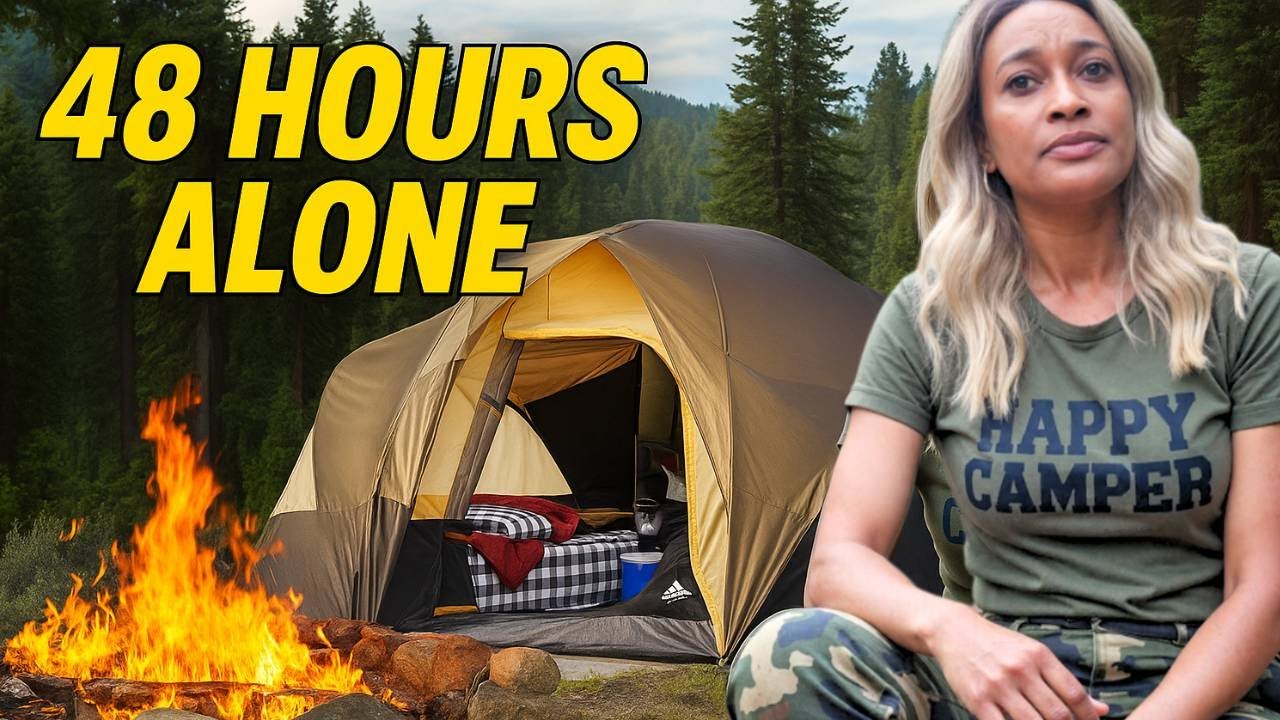 48 Hours ALONE in the Wilderness | SUV + Tent Survival