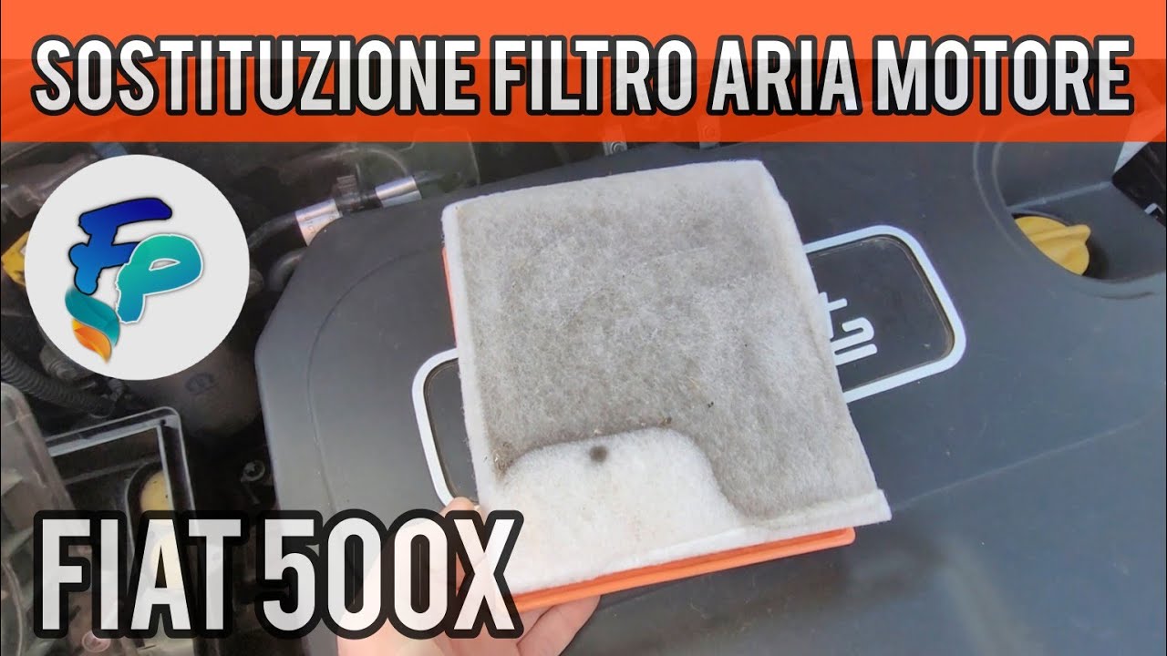 Come cambiare filtro aria motore Fiat 500x in 3 minuti