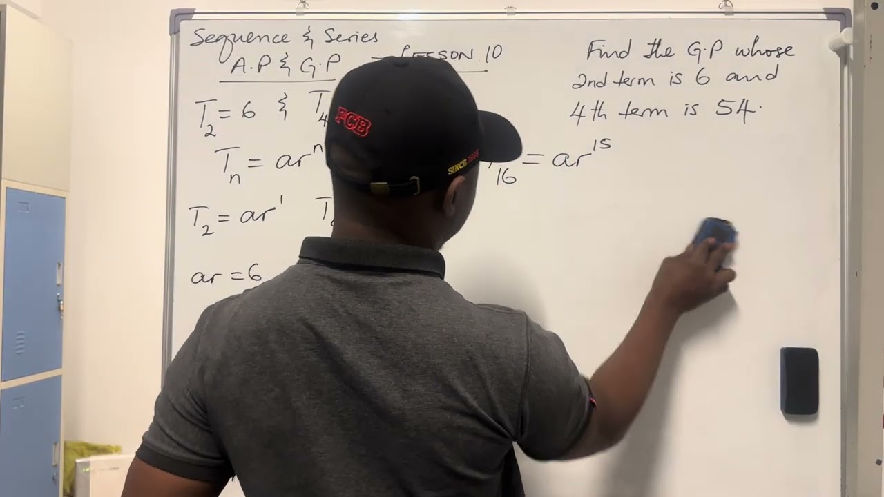 Sequences & Series, AP and GP : Lesson 10