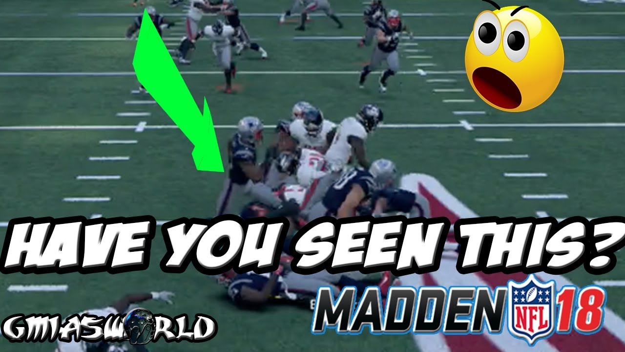 9 OUT OF 10 PEOPLE HAVE NEVER SEEN THIS MUT 18 GLITCH IN MADDEN 18 GAMEPLAY! YOU'RE WELCOME: