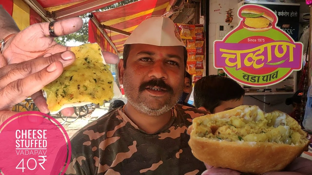 Mumbai's Best cheese stuffed vadapav in 40₹ | Mumbai street food