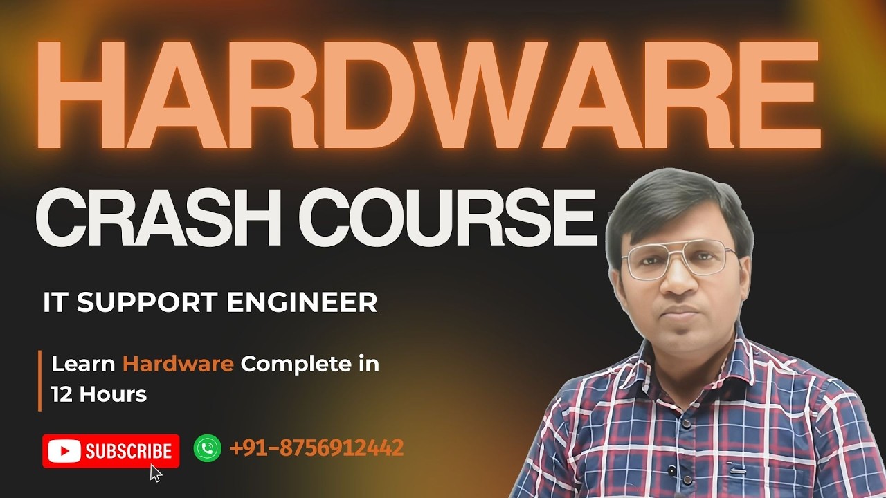 Hardware Crash Course 2026 🔥 | IT Support Engineer Full Training | 100% Practical | ICNT Gyan