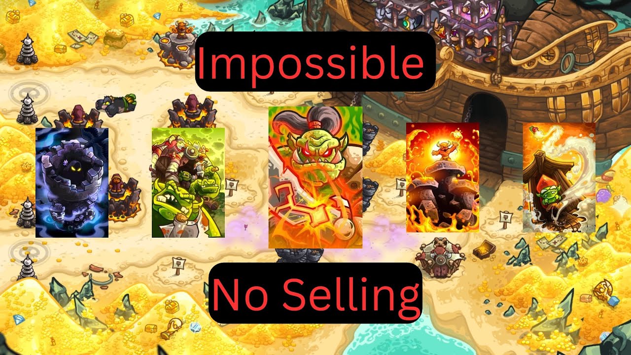 KRV: Treasure Island Heroic on Impossible - Veruk, First 4 Towers, and no Selling