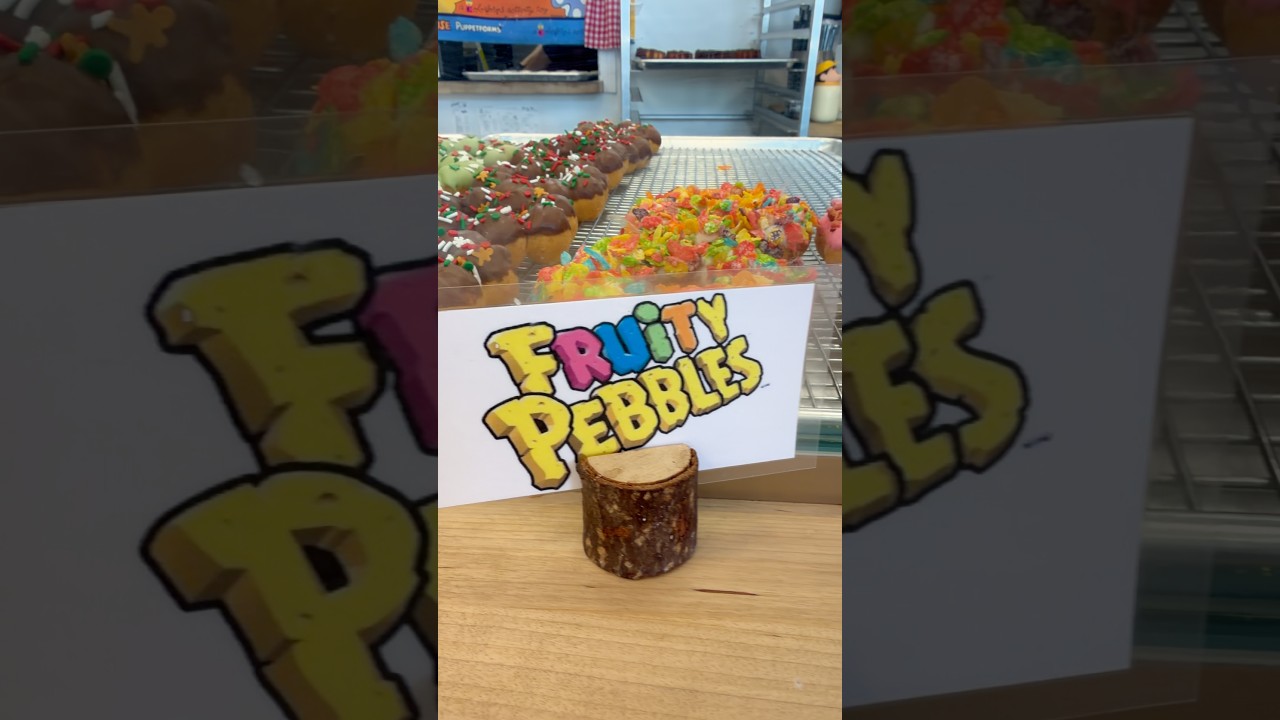 Всего один пончик 🍩 | Пончик с хлопьями Fruity Pebbles в Mister Monuts