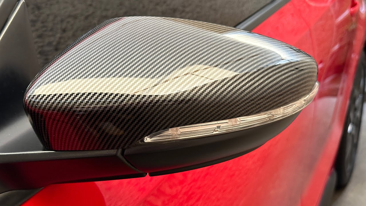 Install Carbon Fiber Covers Jetta MK6 GLI / Instalar Cubiertas Carcasas Espejos Laterales Carbono 😎