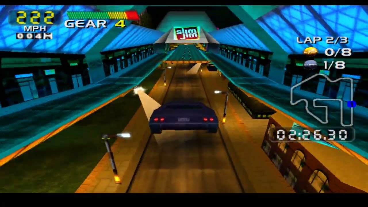 San Francisco Rush 2049 Dreamcast: Metro 4:52.943