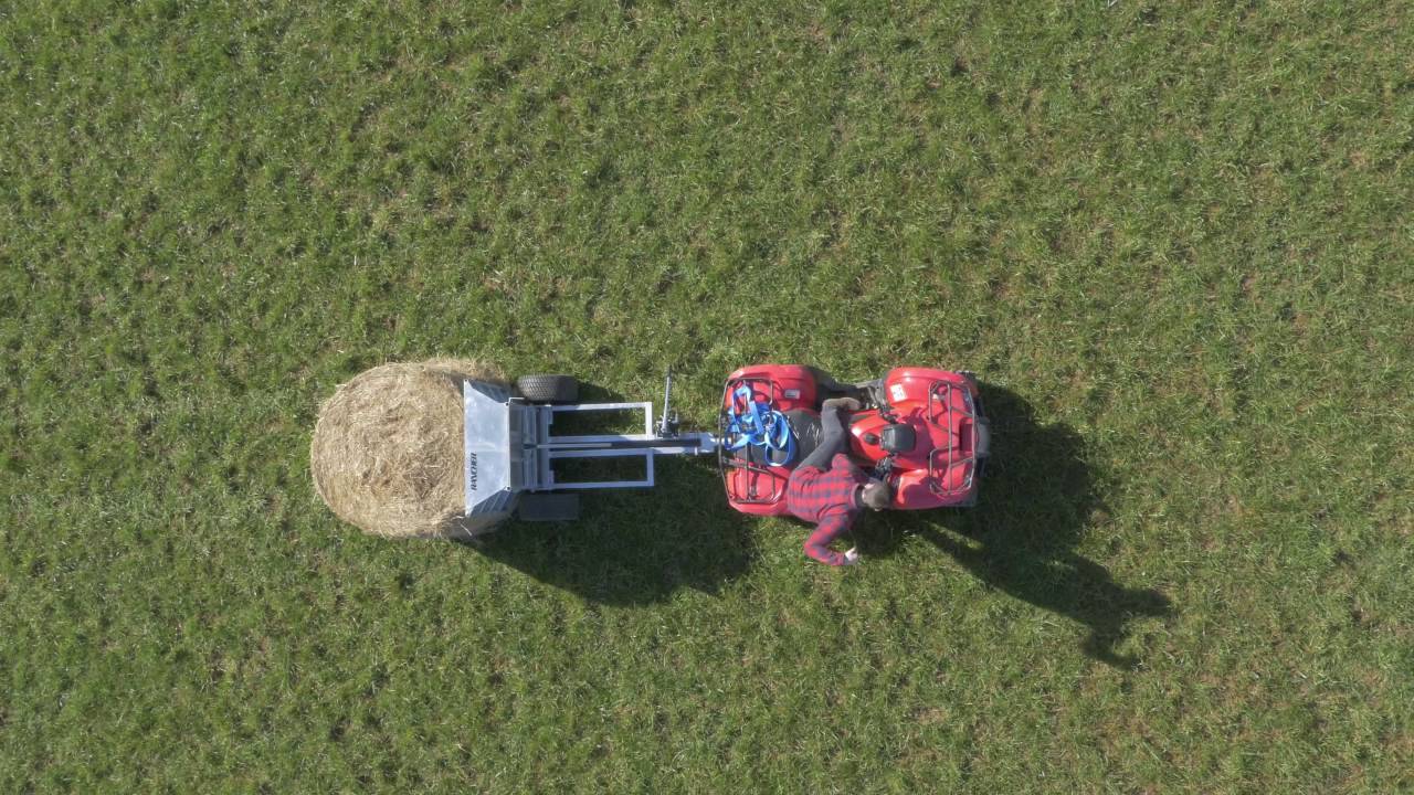 ATV Bale Trailer | The Bale King by Rancher ATV