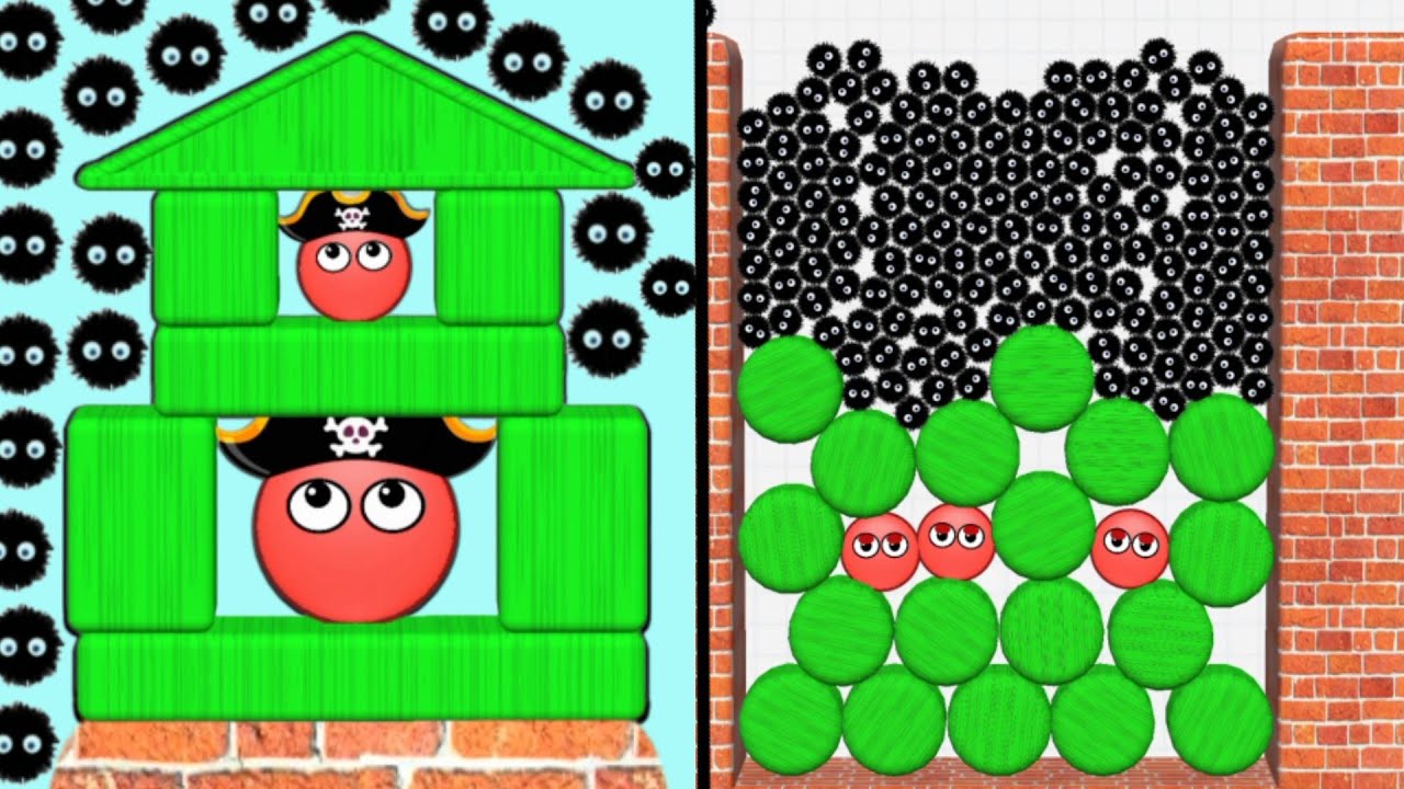 HIDE BALL brain teaser games (save the doge & bee) 2048 gameplay part 03