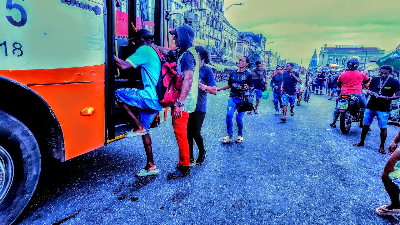 AS PIORES PARADAS DE ÔNIBUS DE BELÉM DA COP 30