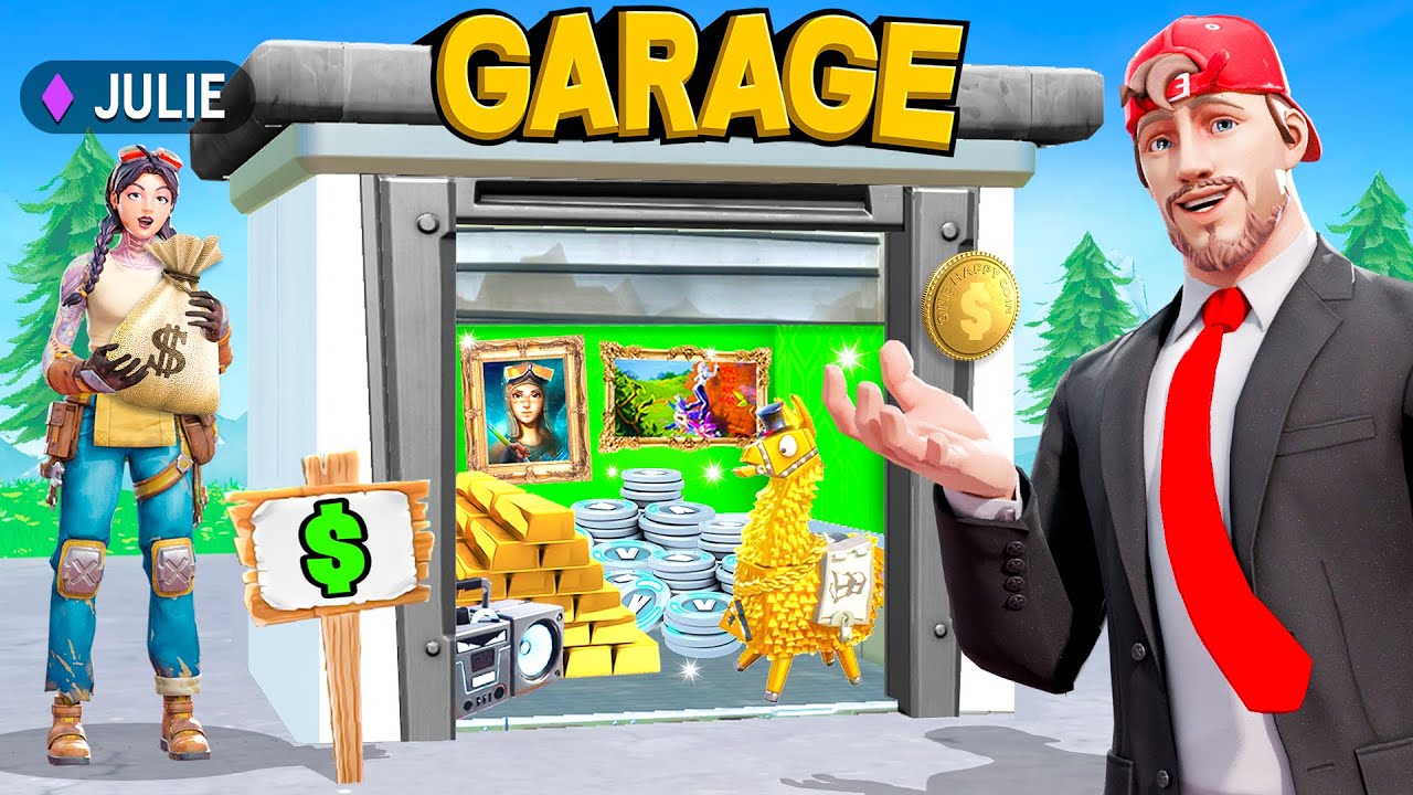 GUERRE de GARAGE CHALLENGE sur FORTNITE