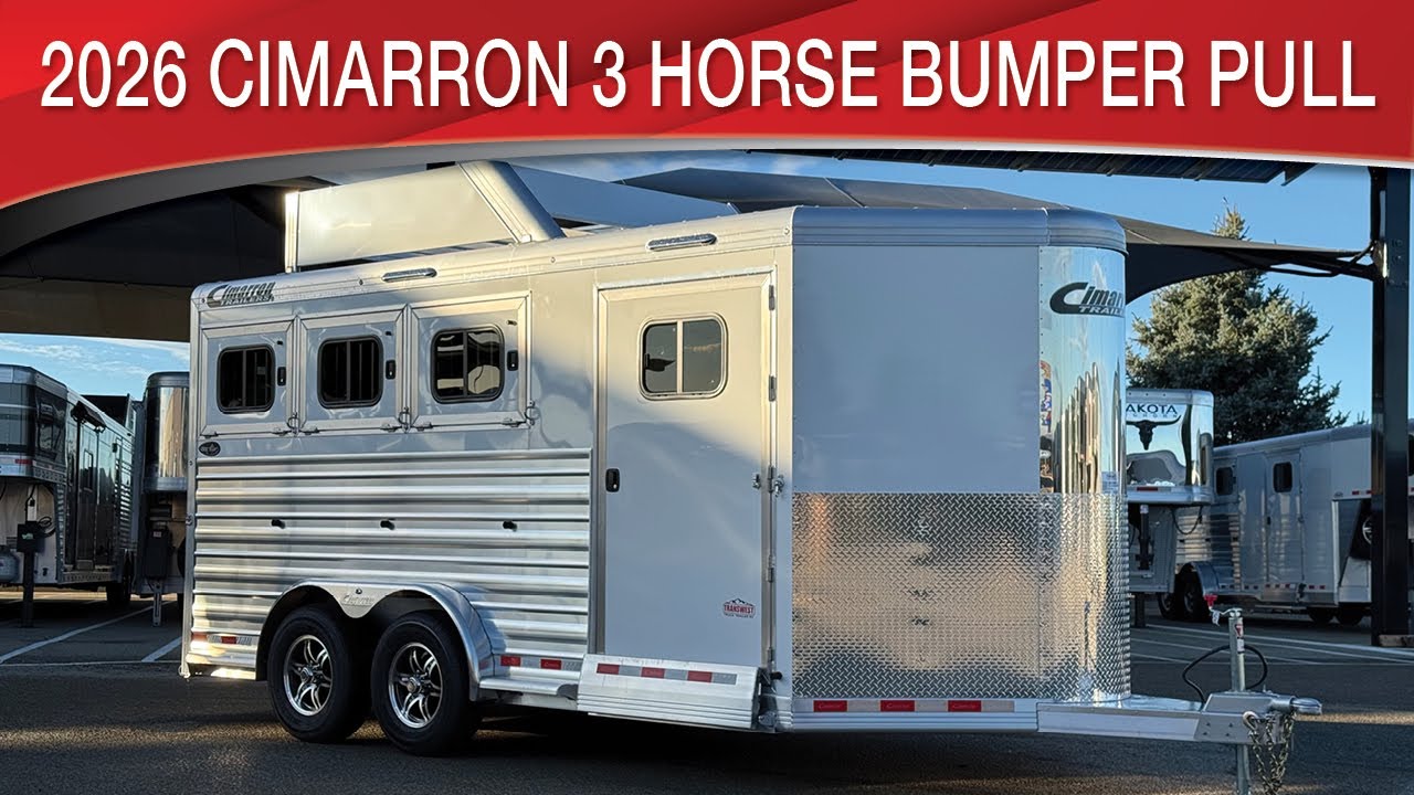 2026 Cimarron Norstar 3 Horse Bumper Pull