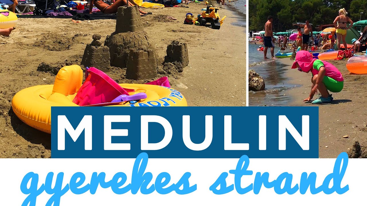 Medulin – egy gyerekes, homokos strand Horvátországban 👣