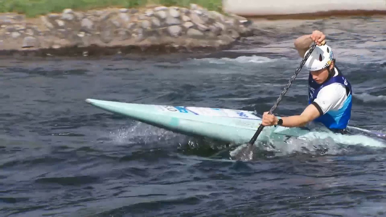 Ziga Lin Hocevar Slovenia U23 Final 2024 ICF Canoe-Kayak Slalom Junior & U23 World Championships