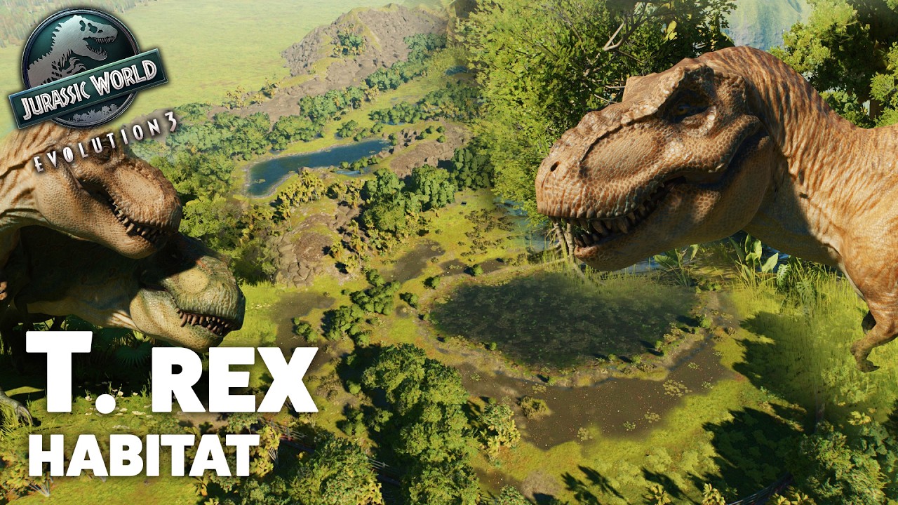 Jurassic World Evolution 3 | T. Rex Enclosure Speed Build