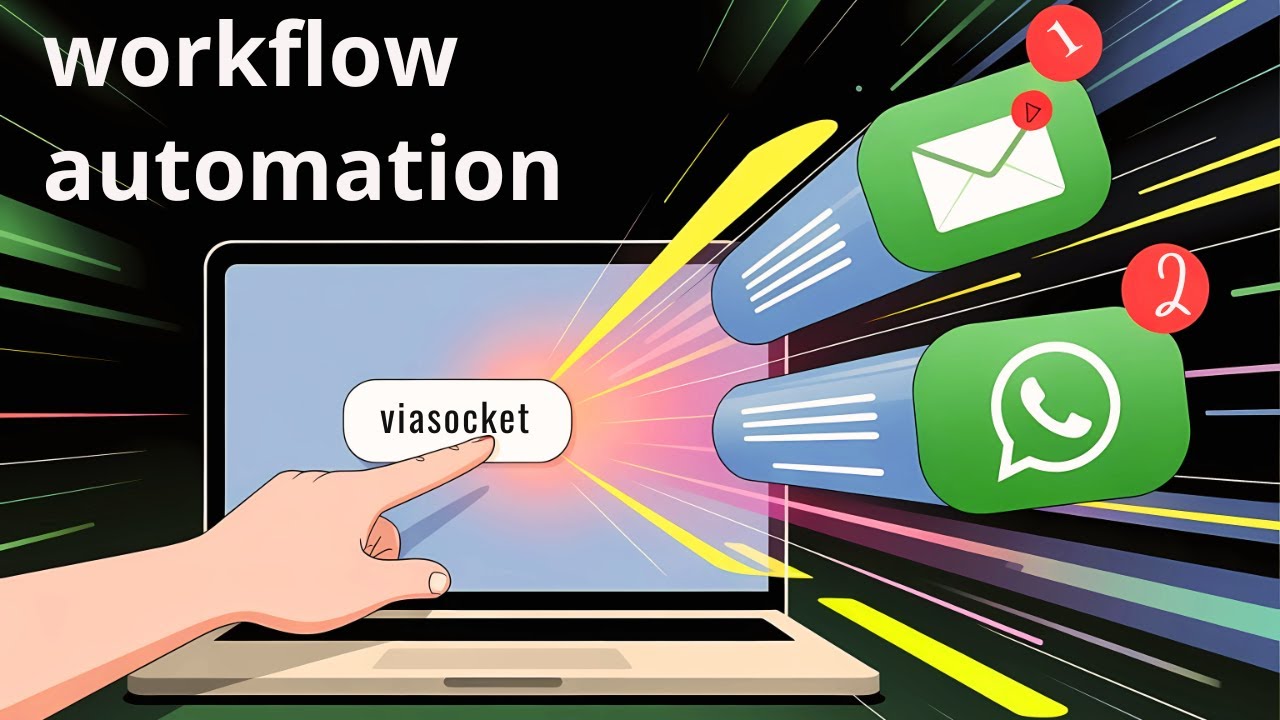 كيف تنشئ أتمتة بسيطة لربط إشعارات الإيميل بالواتساب (شرح كامل لـ Viasocket)