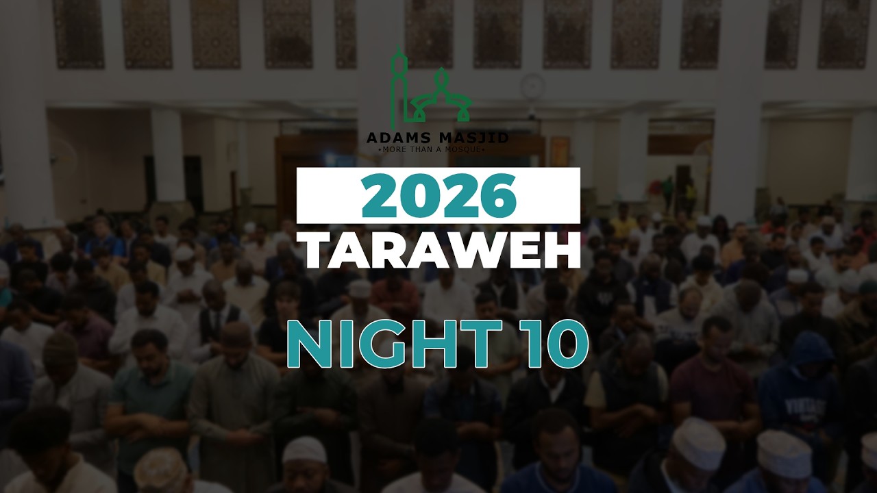Night 10 Taraweh at Adams Masjid, Nairobi