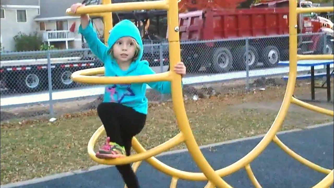 Addie Plays on the Playground