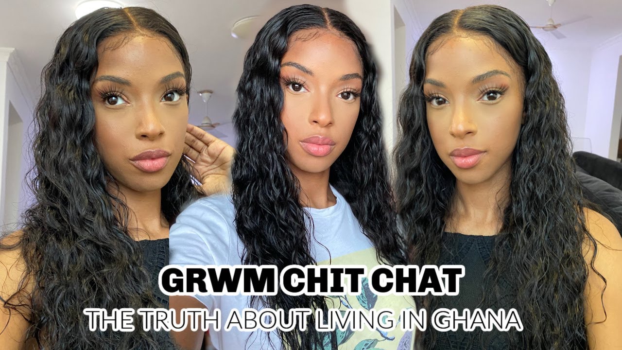 GRWM CHIT CHAT | WHAT ITS LIKE LIVING GHANA | ROCHELLE VLOGS