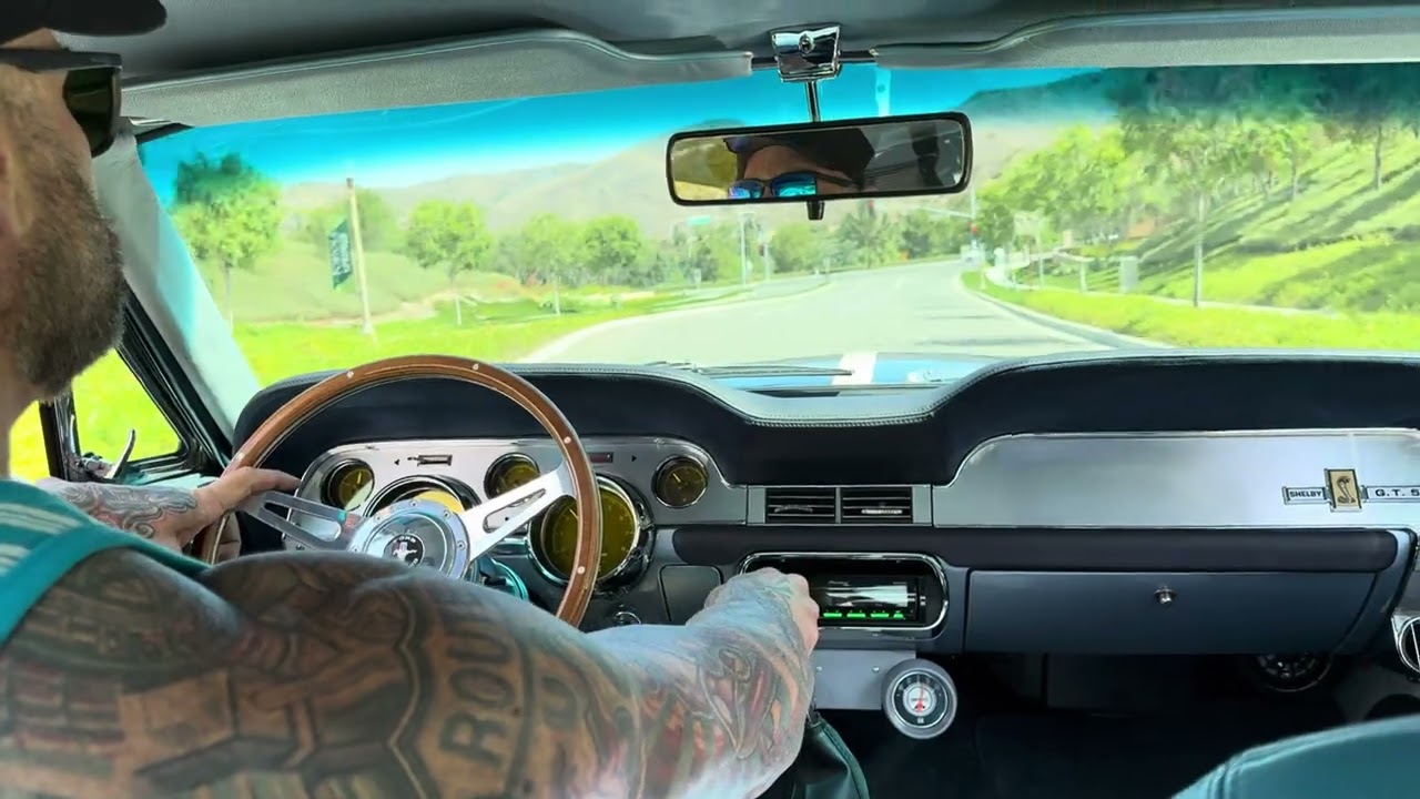 1967 Mustang 427 FE w/ Tremec TKX driving video