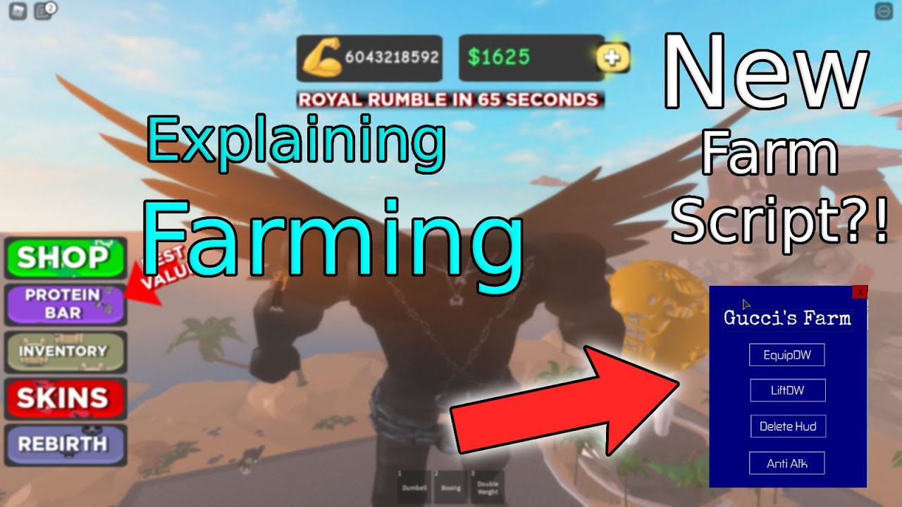 Boxing Simulator 2 - New Farm Script?! (Explaining Farming, 6bil Strength!)
