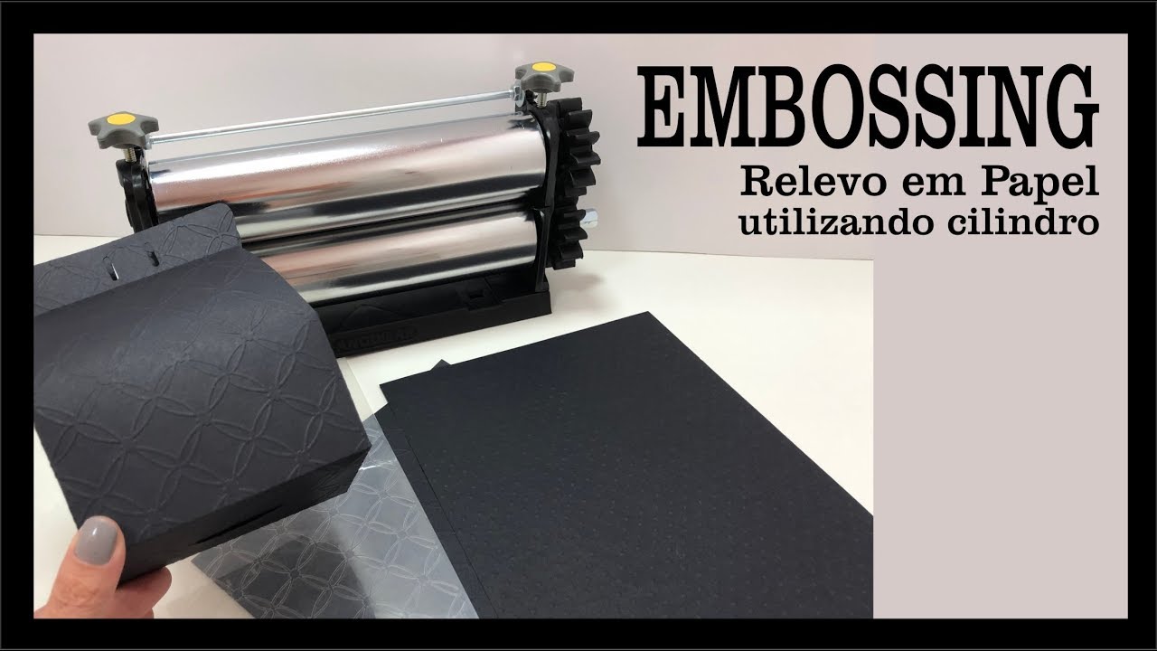 Como fazer Embossing  -  Relevo em Papel