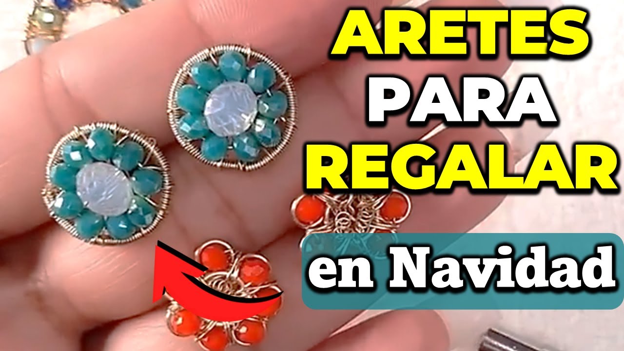 ARETE BROQUEL Tipo Pin 3D en ALAMBRISMO / Ideas para REGALAR o VENDER esta Navidad 2023