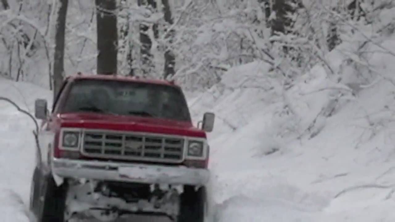 Snow Storm Four Wheeling