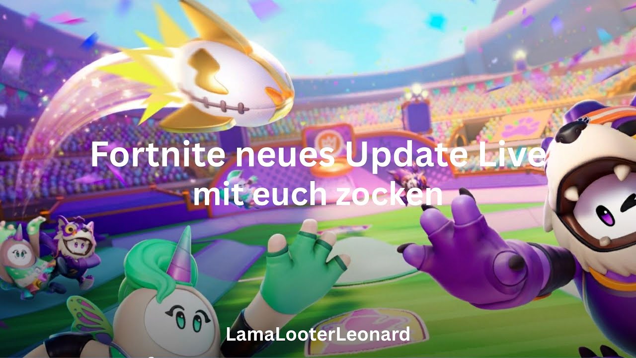 NEUES Fortnite Update mit euch zocken! Fall Guys Modus?! #shorts