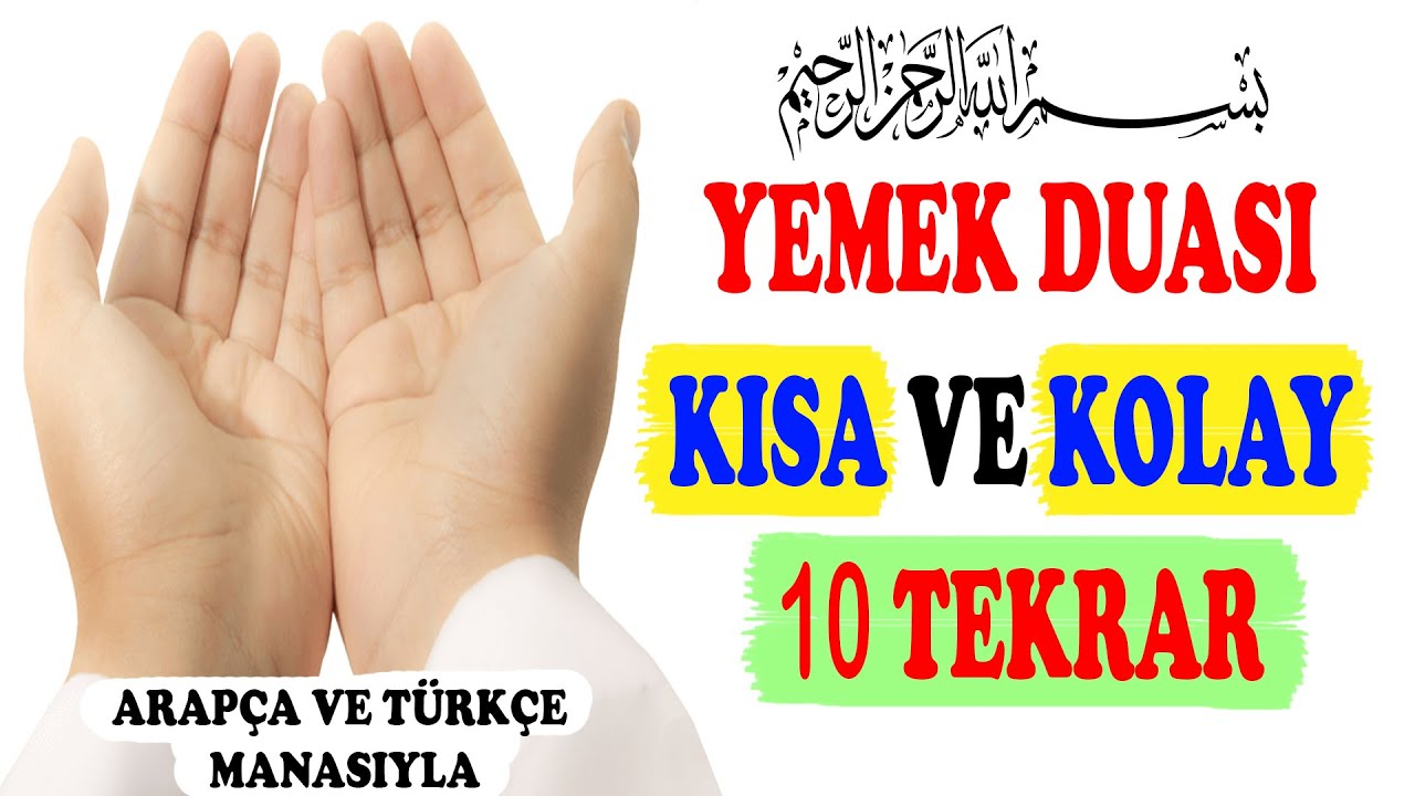 Yemek duası - Yemek duası ezberle