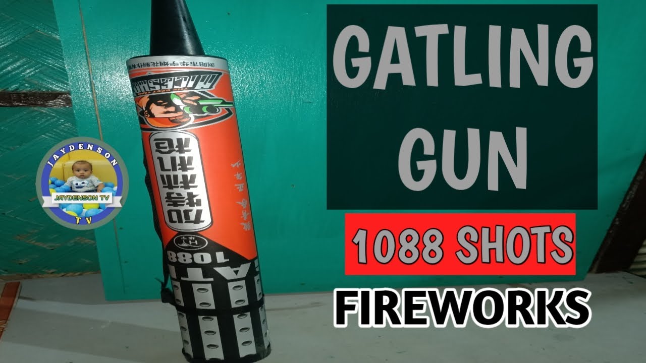 GATLING GUN 1088 Shots Fireworks