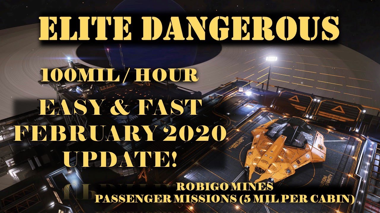 Elite Dangerous: Easiest CREDITS February 2020 (100mil+ / hour)