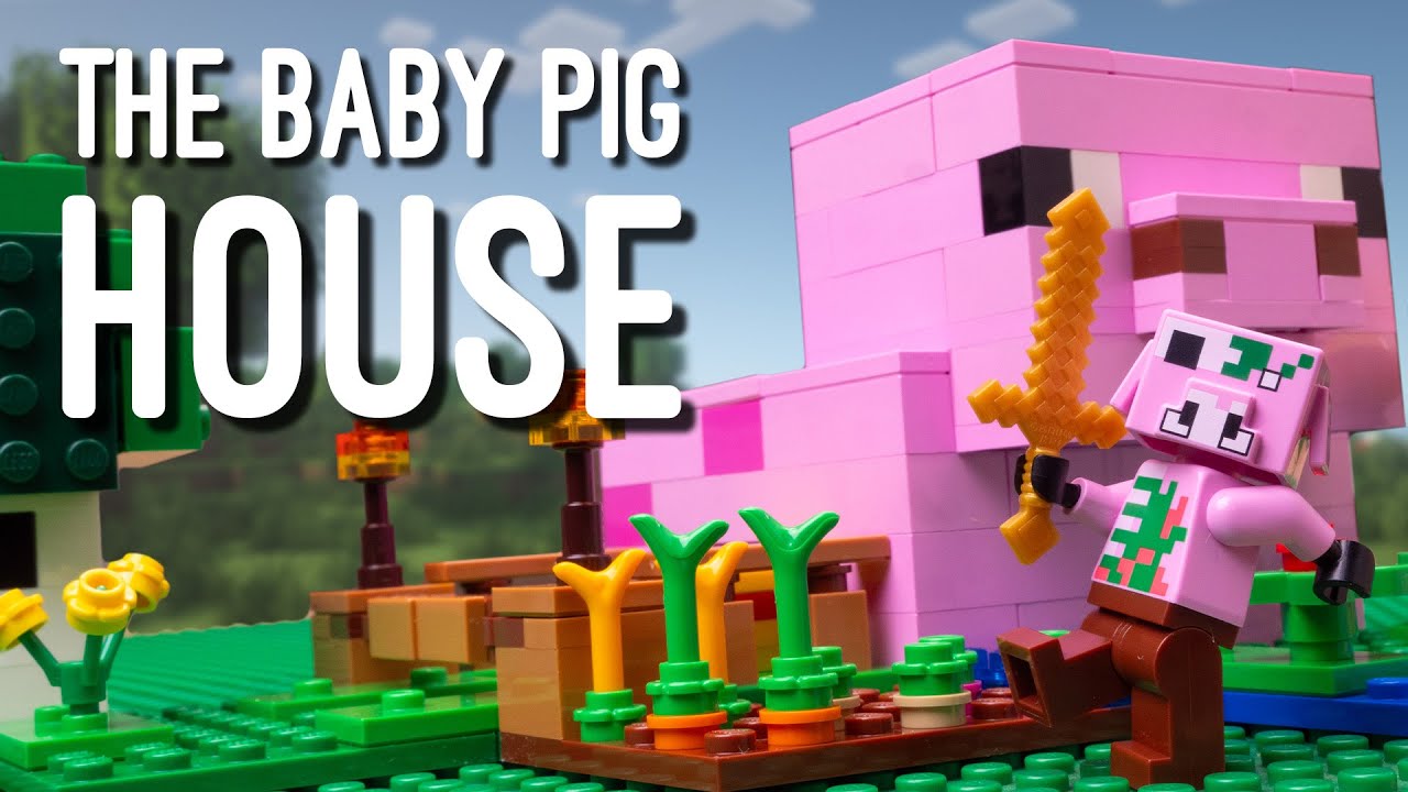 The Baby Pig House! LEGO Minecraft 21268
