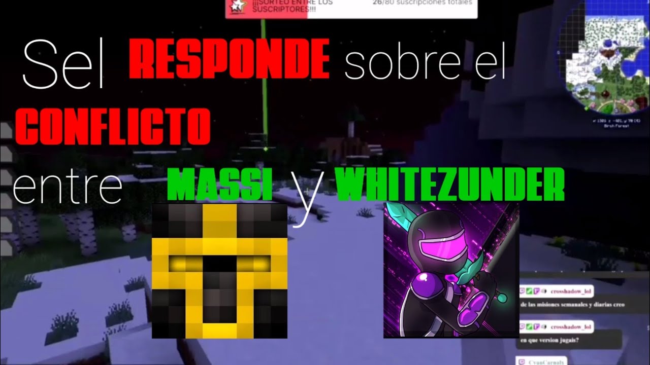 Sel cuenta su SITUACIÓN y sobre el CONFLICTO de Massi y Whitezunder