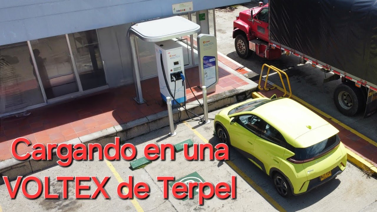 Así podemos cargar un carro eléctrico en carretera durante un viaje en Colombia, VOLTEX de Terpel