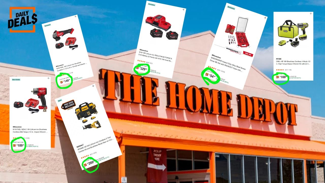These Home Depot Deals on DeWalt and Milwaukee Are Insane