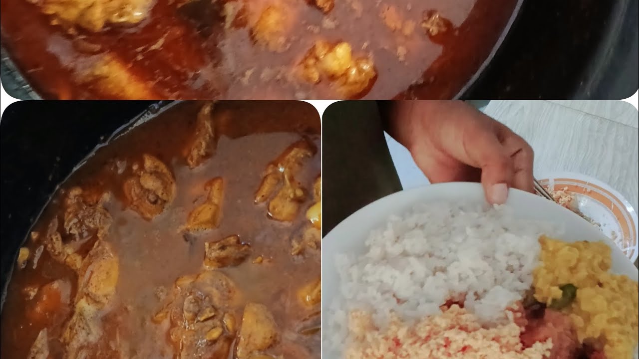 ගමේ රසට කටට සැරට චිකන් කරි එකක් කමුද?😊😋👌