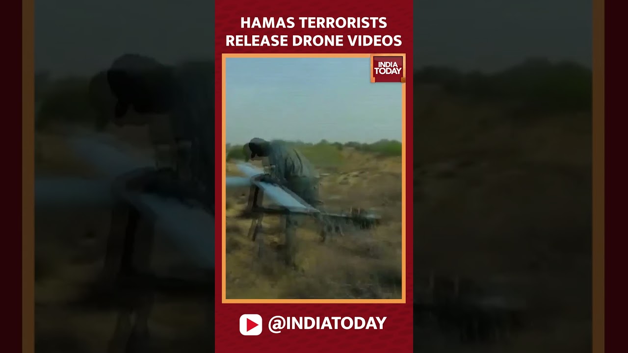 Watch: Hamas Terrorists Releases Videos Of Drones | #shorts #israelvspalestine