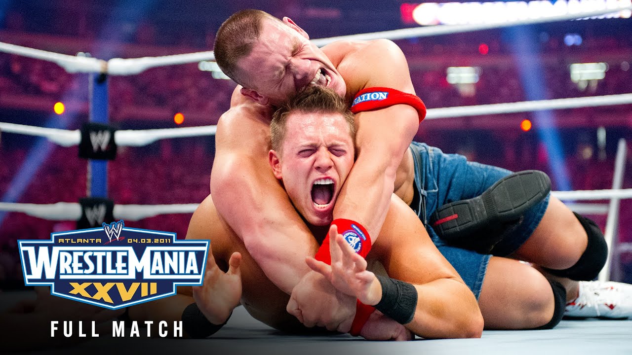ПОЛНЫЙ МАТЧ — Миз против Джона Сины — Матч за титул чемпиона WWE: WrestleMania XXVII