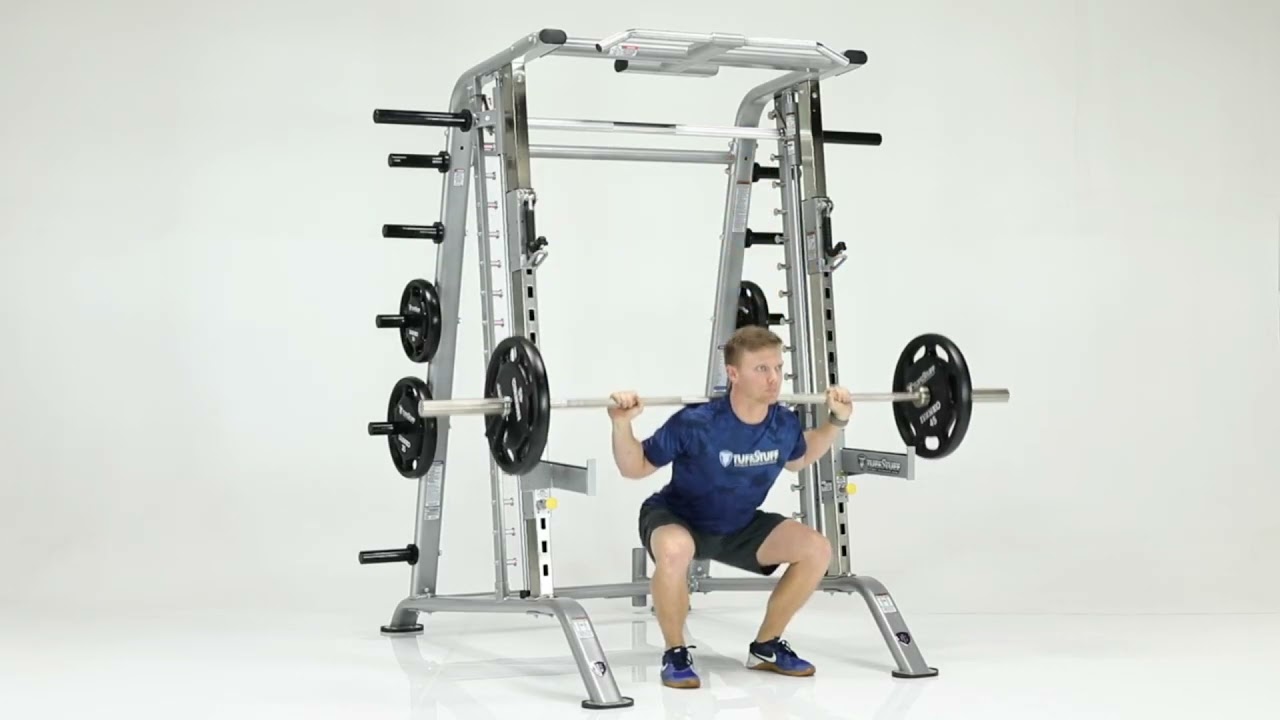 TuffStuff CSM-600 Smith Machine Half Cage Combo