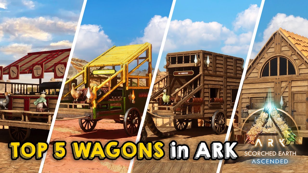 Top 5 Wagon Ideas | ARK: Survival Ascended