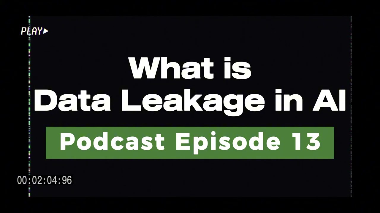 AI Podcast Ep13: What is Data Leakage