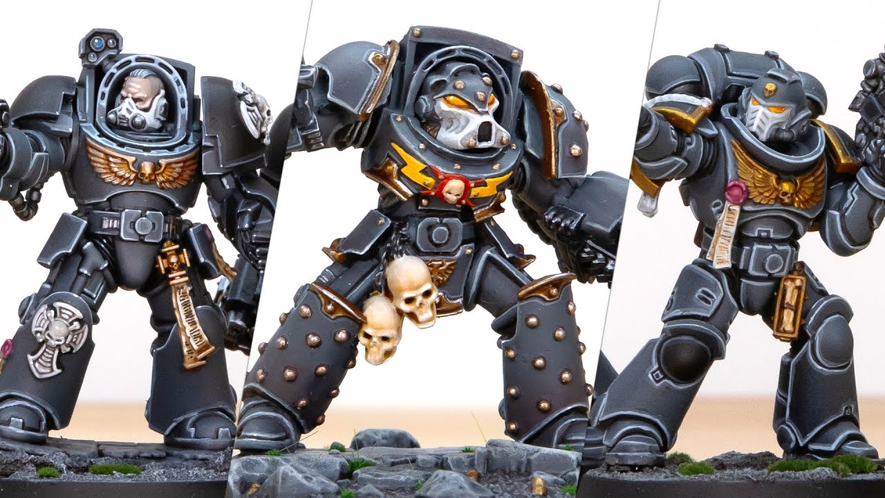 Мы нарисовали армию КАРХАРОДОНСов стоимостью 2250 очков! (Warhammer 40k Space Marines Showcase)