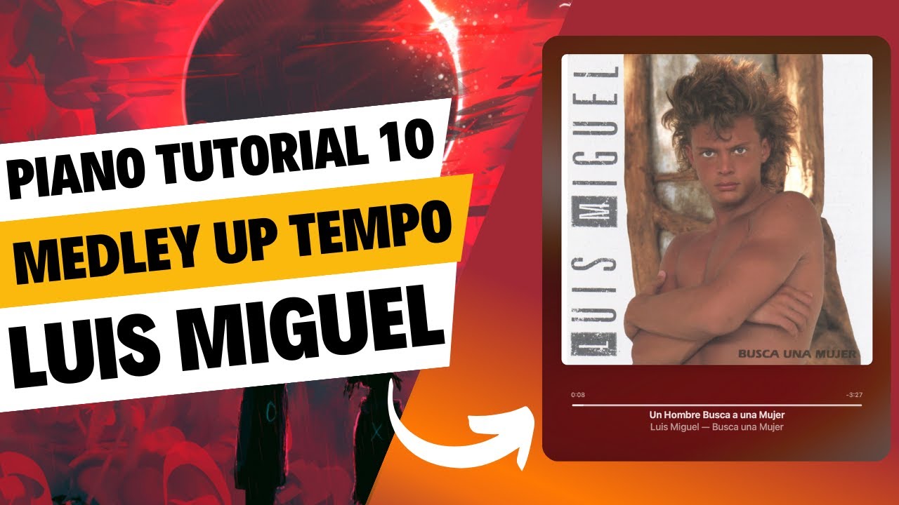 Medley Up Tempo | Luis Miguel | Coros Finales + Instrumental + Final Piano Tutorial
